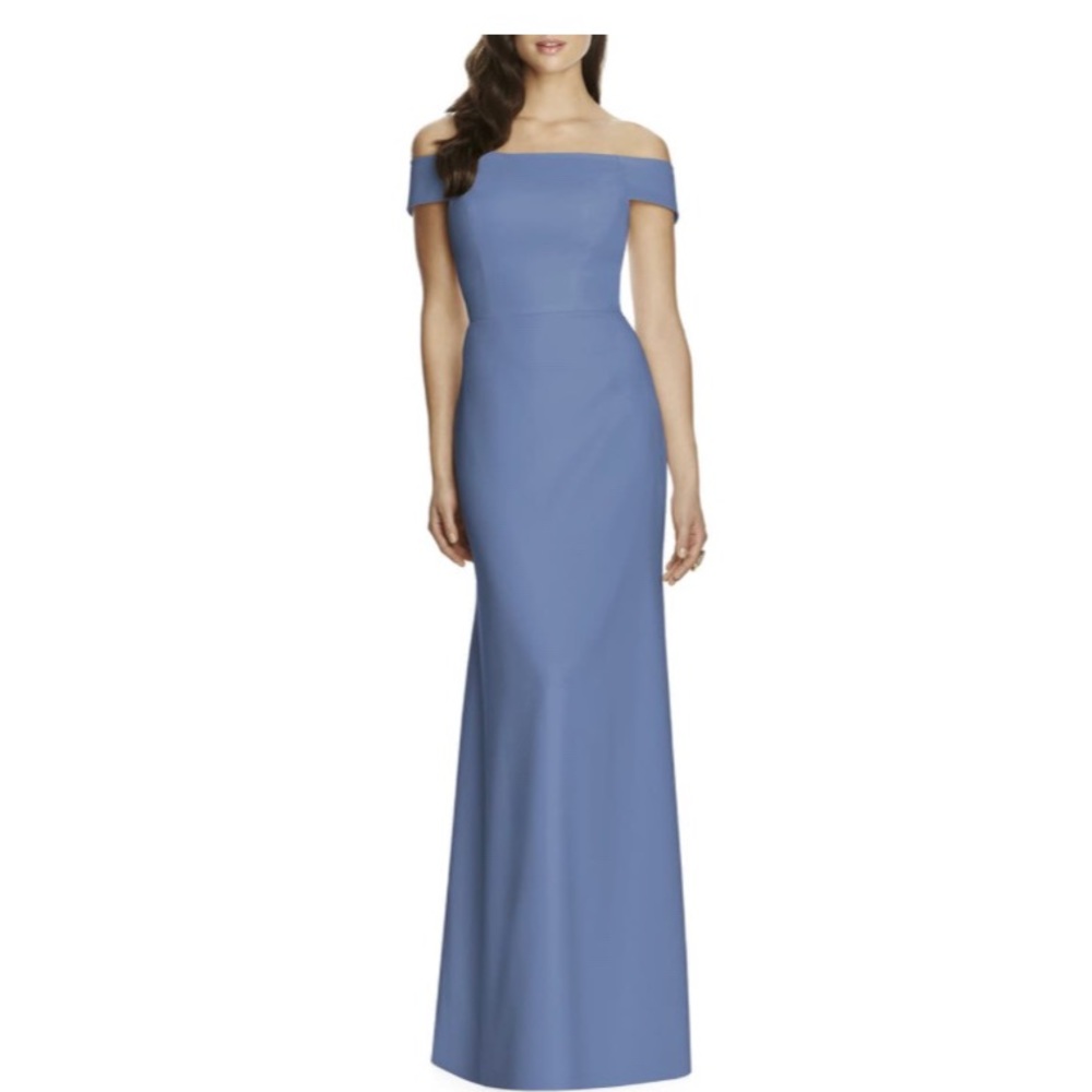 Off the Shoulder Dessy Collection Gown